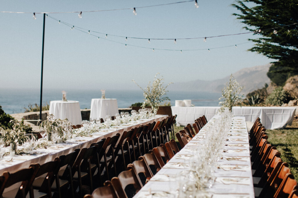 Big Sur wedding reception Wind and Sea 